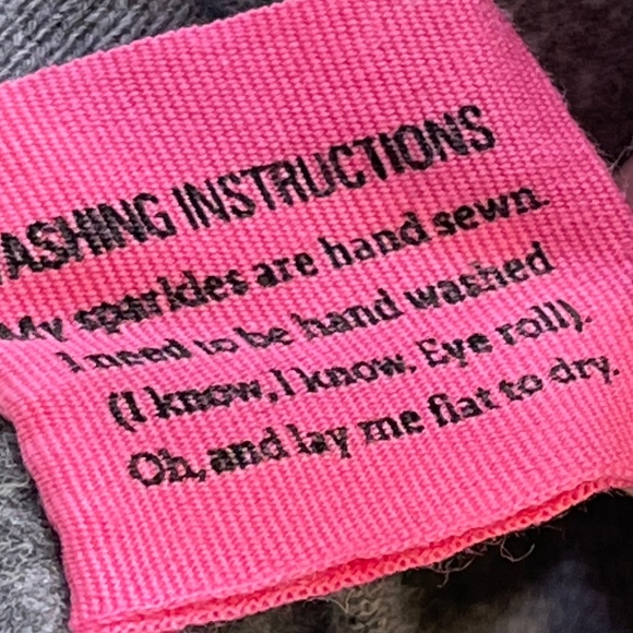 Bow & Drape “Say You'll Be Wine” Sequin Spellout Embellished Crewneck Sweatshirt - Picture 13 of 16